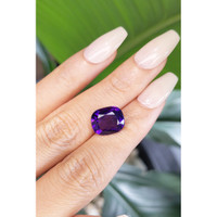 4.56 Ct. Amethyst from Brazil Life Style