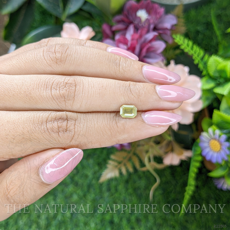 1.10 Ct. Yellowish Green Chrysoberyl from Tanzania