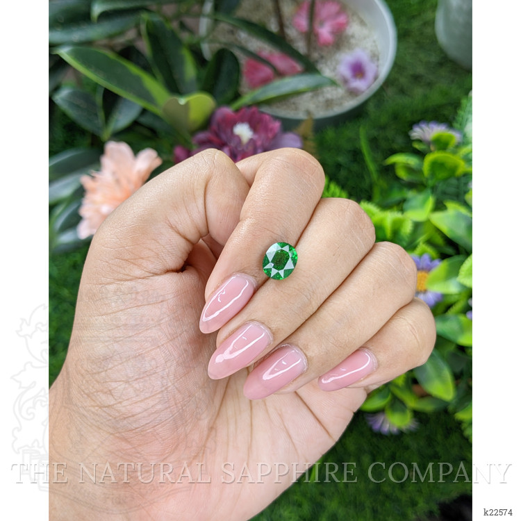 2.54 Ct. Tsavorite Garnet from Tanzania