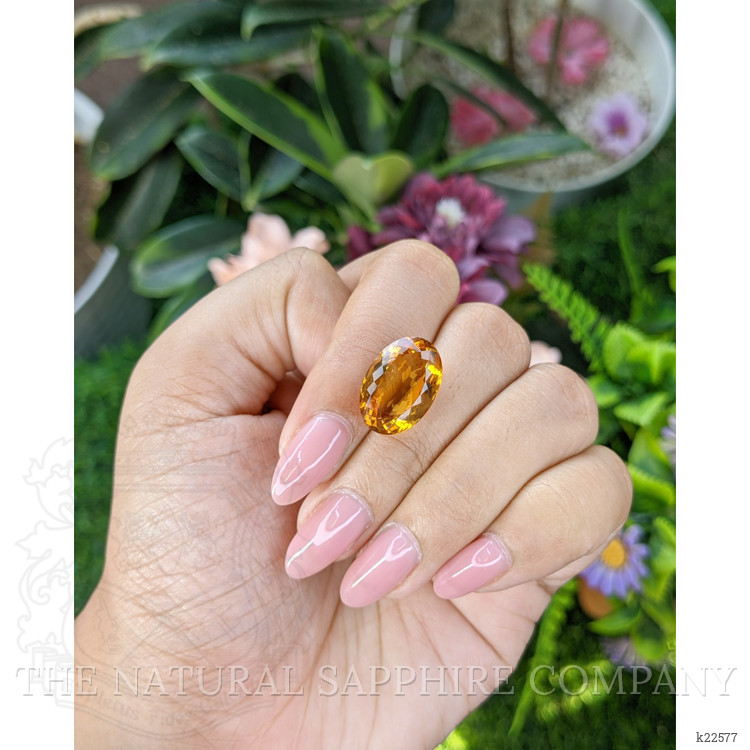 8.46 Ct. Citrine from Ceylon (Sri Lanka)