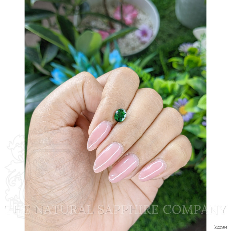 1.04 Ct. Tsavorite Garnet from Tanzania