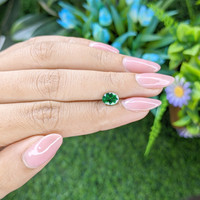 1.04 Ct. Tsavorite Garnet from Tanzania Life Style