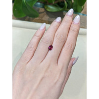 1.15 Ct. Rhodolite Garnet from Mozambique Life Style