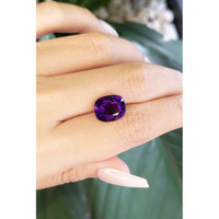 4.72 Ct. Amethyst from Brazil Life Style