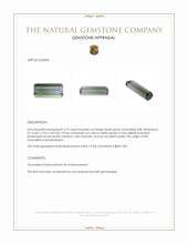 2.79 Ct. Tourmaline from Mozambique Appraisal