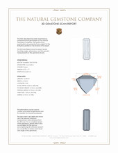 1.77 Ct. Tourmaline from Mozambique 3 D Scan Report