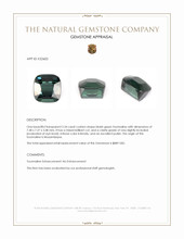 2.34 Ct. Tourmaline from Mozambique Appraisal