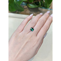 2.34 Ct. Bluish Green Tourmaline from Mozambique Life Style