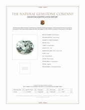 1.94 Ct. Bluish Green Aquamarine from Nigeria Scan Report