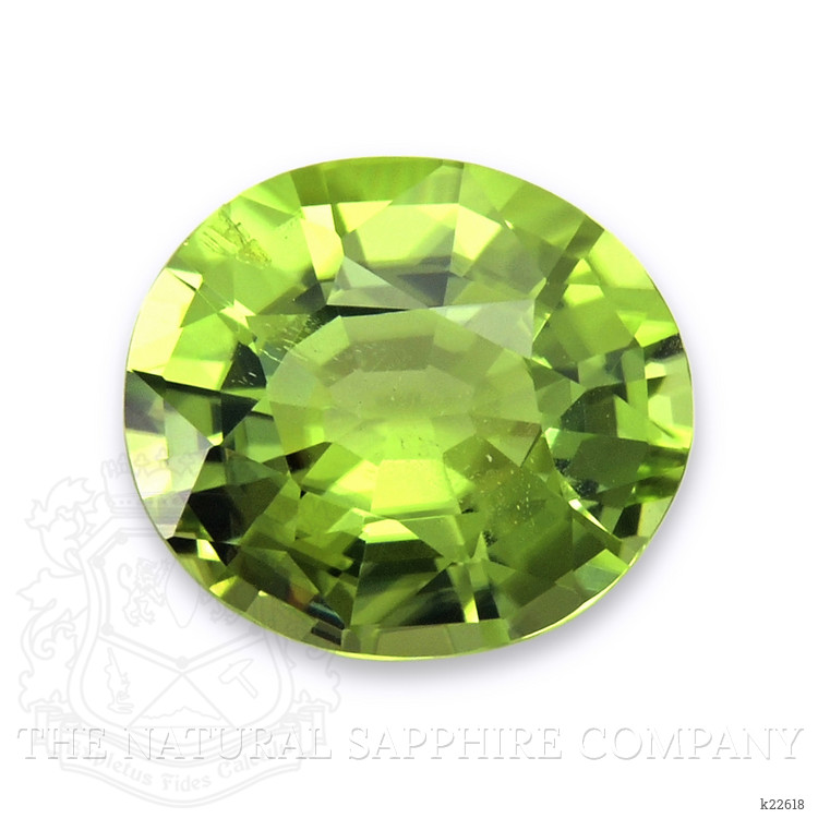 1.84 Ct. Green (Lime Green) Peridot from Afghanistan
