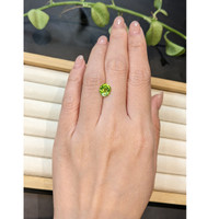 1.84 Ct. Green (Lime Green) Peridot from Afghanistan Life Style