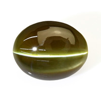 3.53 Ct. Brownish Green Cabochon Chrysoberyl from Tanzania Video