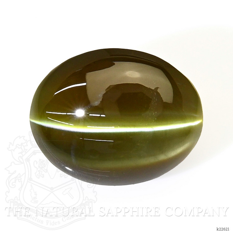 3.53 Ct. Brownish Green Cabochon Chrysoberyl from Tanzania