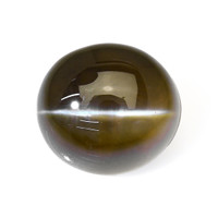 3.06 Ct. Greenish Brown Cabochon Chrysoberyl from Tanzania Video