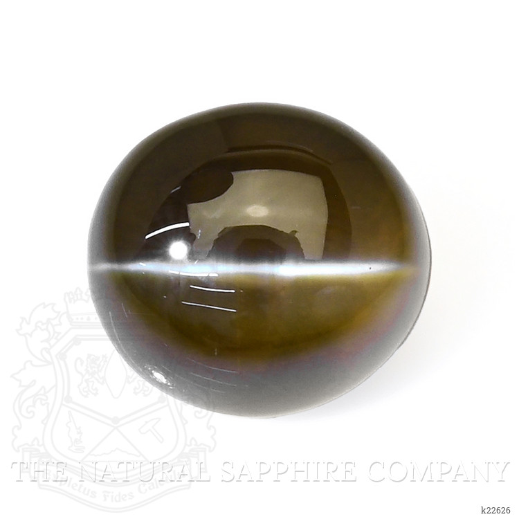 3.06 Ct. Greenish Brown Cabochon Chrysoberyl from Tanzania