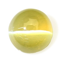 0.92 Ct. Greenish Yellow Cabochon Chrysoberyl from Tanzania Video