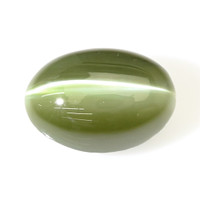 1.78 Ct. Green Cabochon Chrysoberyl from Tanzania Video