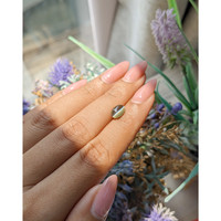 1.78 Ct. Green Cabochon Chrysoberyl from Tanzania Life Style