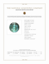 2.46 Ct. Cabochon Alexandrite from Madagascar Scan Report