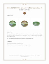 1.89 Ct. Cabochon Alexandrite from Tanzania Appraisal