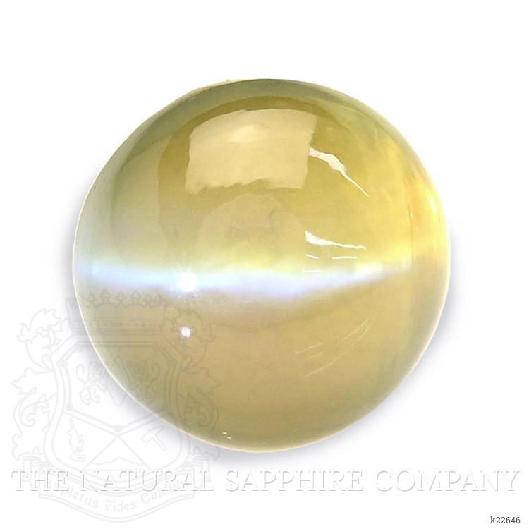 1.65 Ct. Greenish Brown Cabochon Chrysoberyl from Tanzania