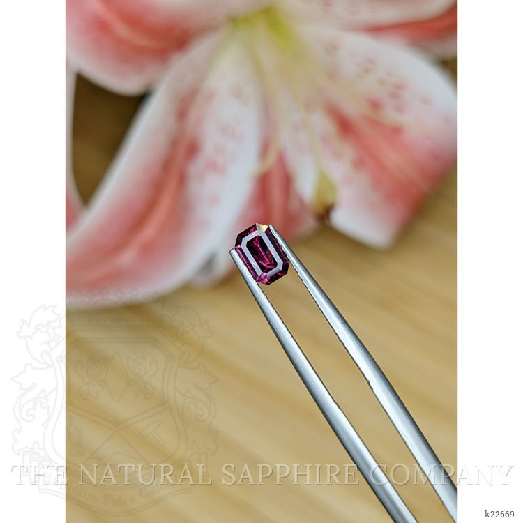 0.62 Ct. Rhodolite Garnet from Ceylon (Sri Lanka)