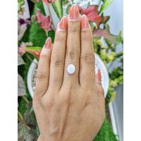 2.30 Ct. Cabochon White Opal from Brazil Life Style