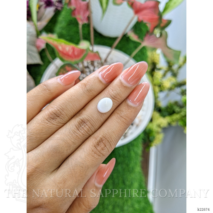 2.30 Ct. Cabochon White Opal from Brazil