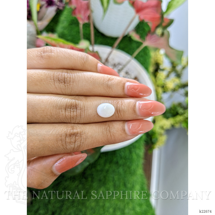 2.30 Ct. Cabochon White Opal from Brazil