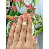 1.74 Ct. Cabochon White Opal from Brazil Life Style