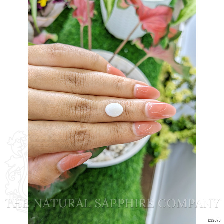 1.74 Ct. Cabochon White Opal from Brazil