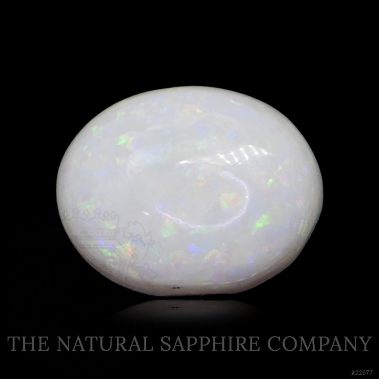 1.85 Ct. Cabochon White Opal from Brazil
