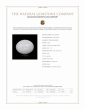 1.78 Ct. Multi Color Cabochon White Opal (Light Opal) from Brazil Scan Report