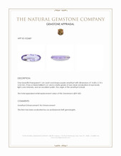 1.64 Ct. Amethyst from Brazil Appraisal