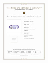 1.64 Ct. Purple Amethyst from Brazil Scan Report
