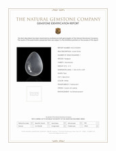 3.15 Ct. White Cabochon Moonstone from Ceylon (Sri Lanka) Scan Report