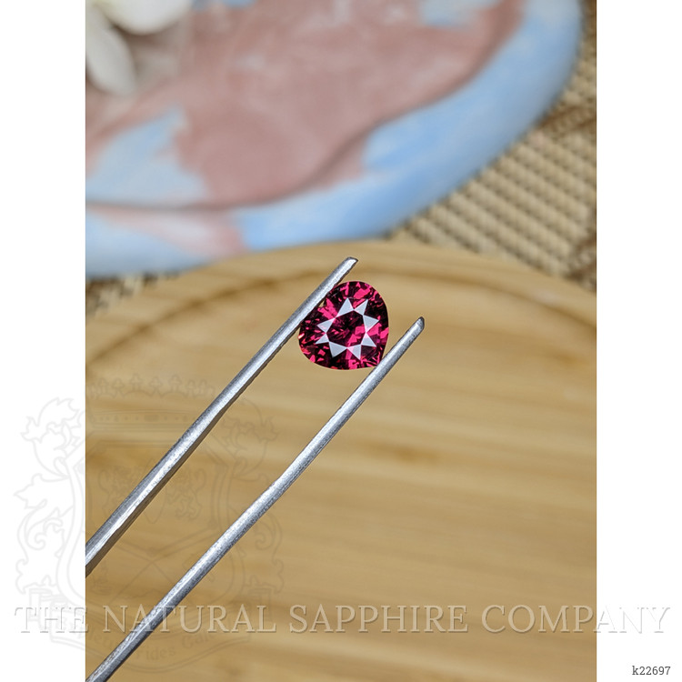 3.15 Ct. Rhodolite Garnet from Ceylon (Sri Lanka)