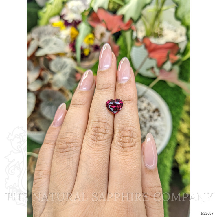 3.15 Ct. Rhodolite Garnet from Ceylon (Sri Lanka)