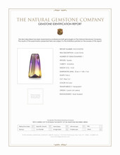 13.24 Ct. Bi Color Ametrine from Ceylon (Sri Lanka) Scan Report