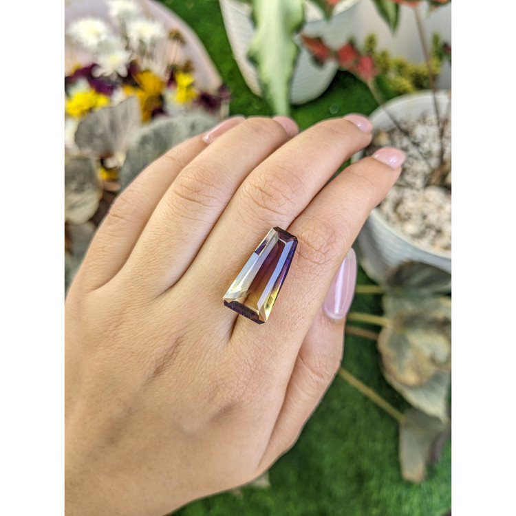 13.24 Ct. Ametrine from Ceylon (Sri Lanka)