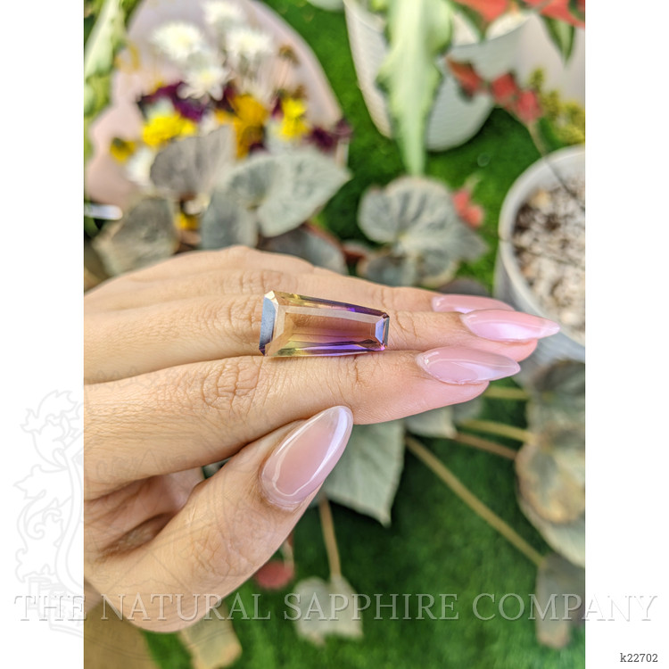 13.24 Ct. Ametrine from Ceylon (Sri Lanka)