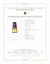 9.02 Ct. Bi Color Ametrine from Ceylon (Sri Lanka) Scan Report