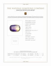 9.79 Ct. Bi Color Ametrine from Ceylon (Sri Lanka) Scan Report