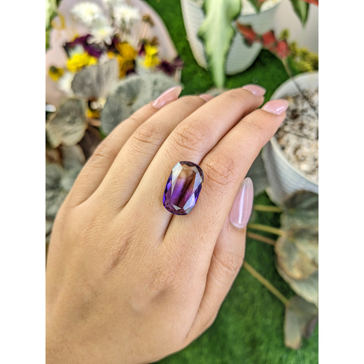 9.79 Ct. Ametrine from Ceylon (Sri Lanka)