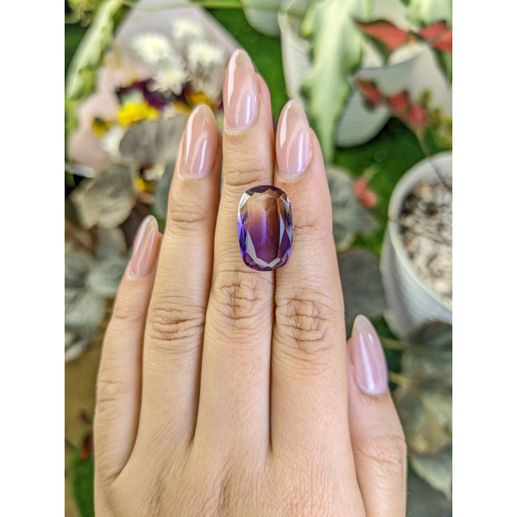 9.79 Ct. Ametrine from Ceylon (Sri Lanka)