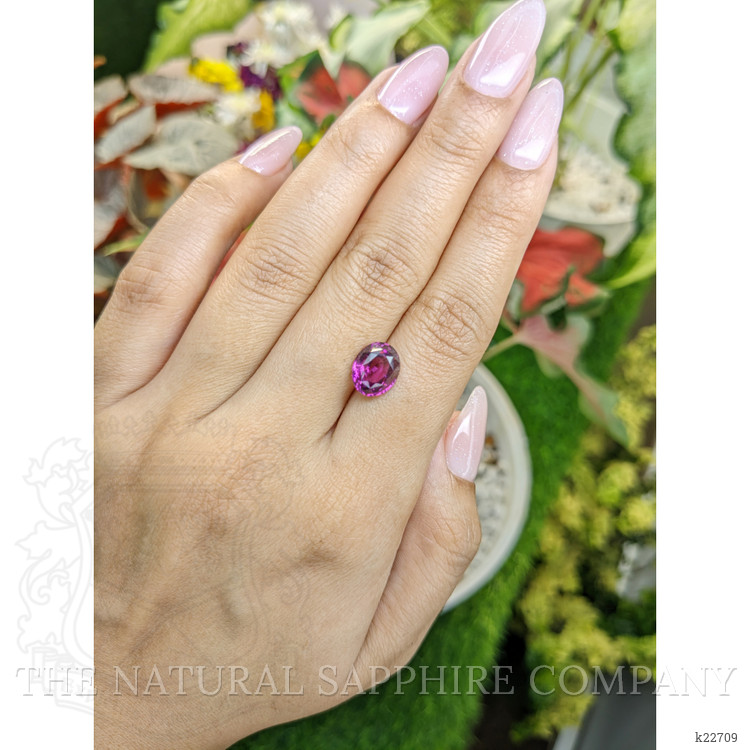 4.03 Ct. Rhodolite Garnet from Ceylon (Sri Lanka)