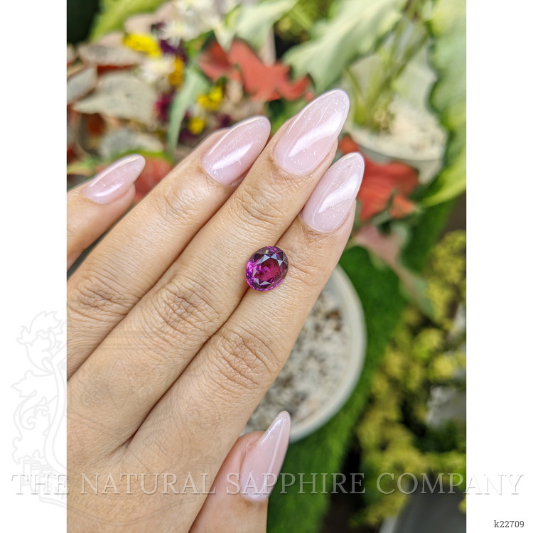 4.03 Ct. Rhodolite Garnet from Ceylon (Sri Lanka)