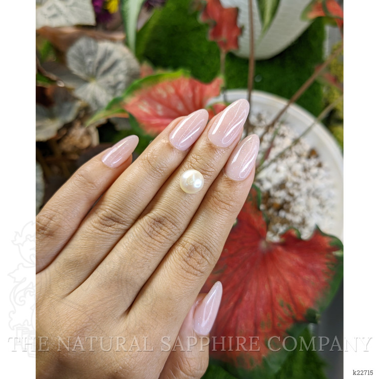 3.28 Ct. Cream with Gold Overtone South Sea Pearl from Australia
