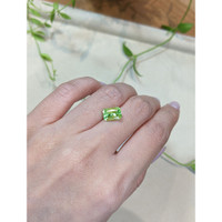 3.32 Ct. Green Peridot from Afghanistan Life Style