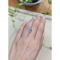 1.40 Ct. Blue Aquamarine from Brazil Life Style
